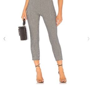 Lovers + Friends Liam Cropped Checked Pant